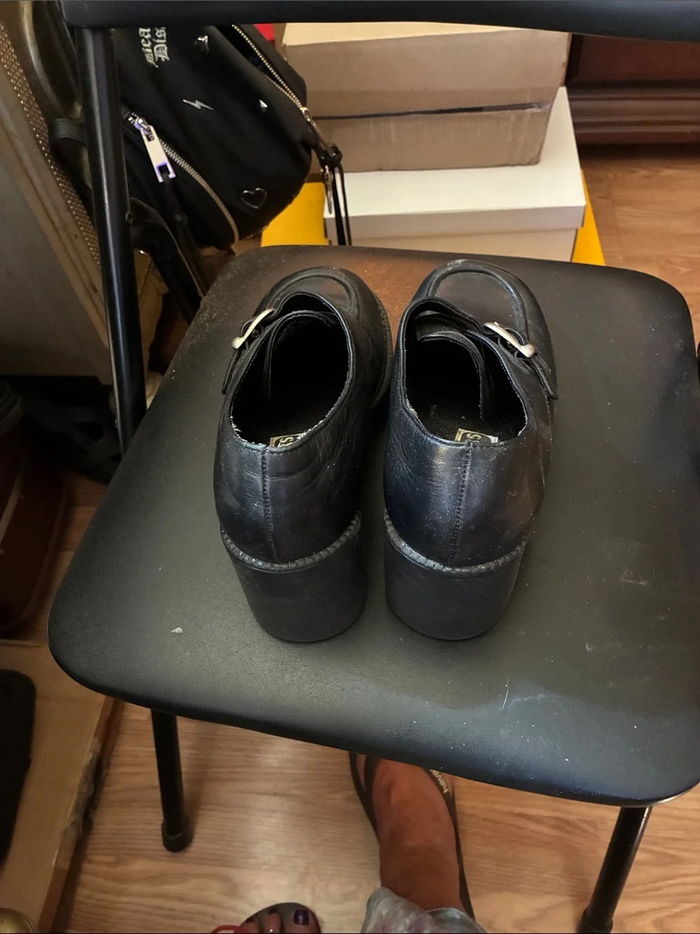 Sketcher y2k buckle loafers